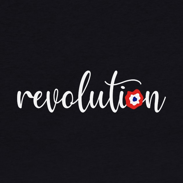 Revolution - French Flag Pin by byebyesally